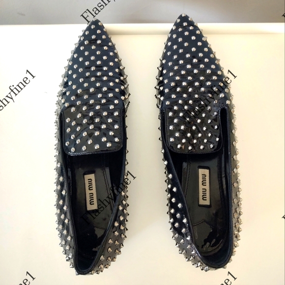 Miu Miu studded loafers - Picture 9 of 11